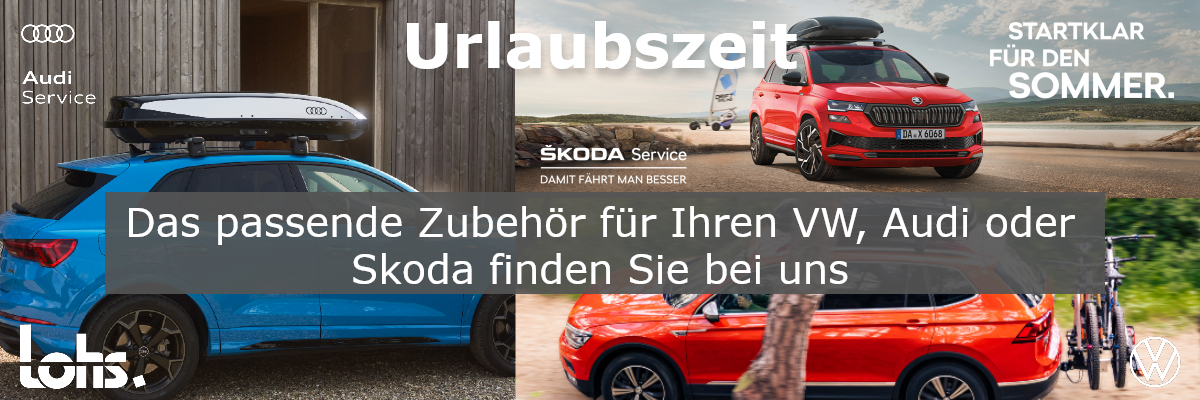 Slider Urlaubszeit Skoda Audi VW
