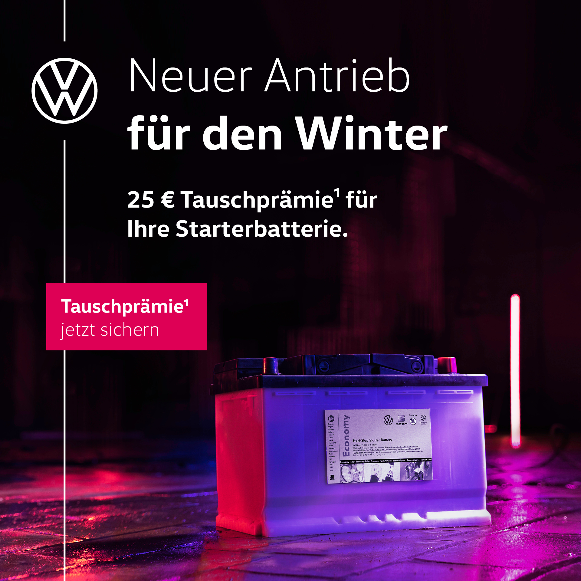 VW Now Dec Jan Feb Mar FB Cashback Starterbatterie BN 31032022